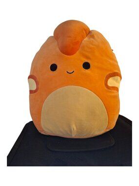 Original Squishmallows 11" Nichelle Orange Dinosaur Plush Kellytoy Pre-Owned